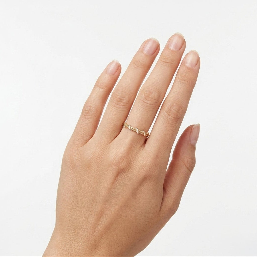 Heritage Weave Diamond Ring