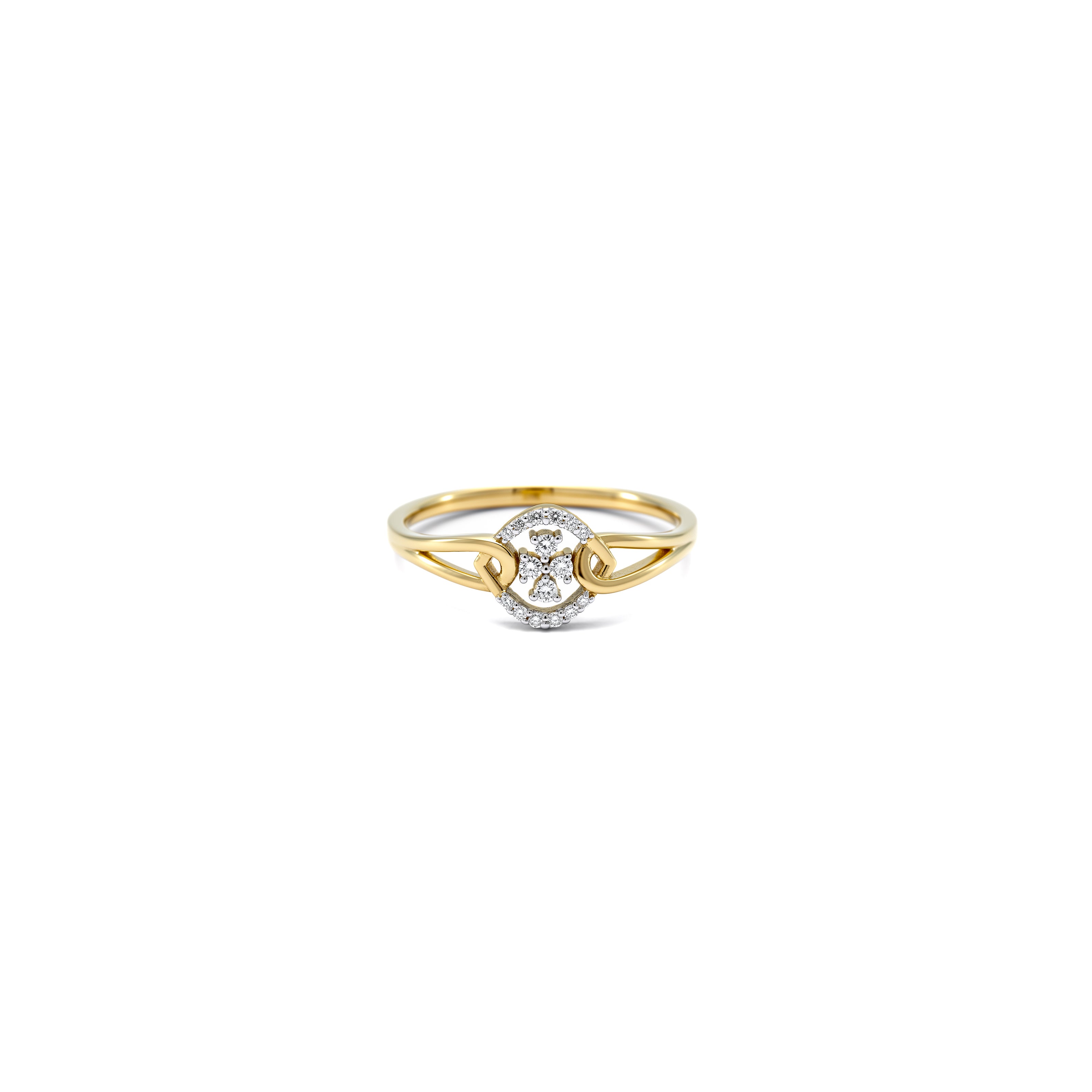 The Fleur Halo Ring