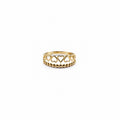 Golden Heart Harmony Ring