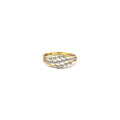 Diamond Laurel Leaf Vine Ring