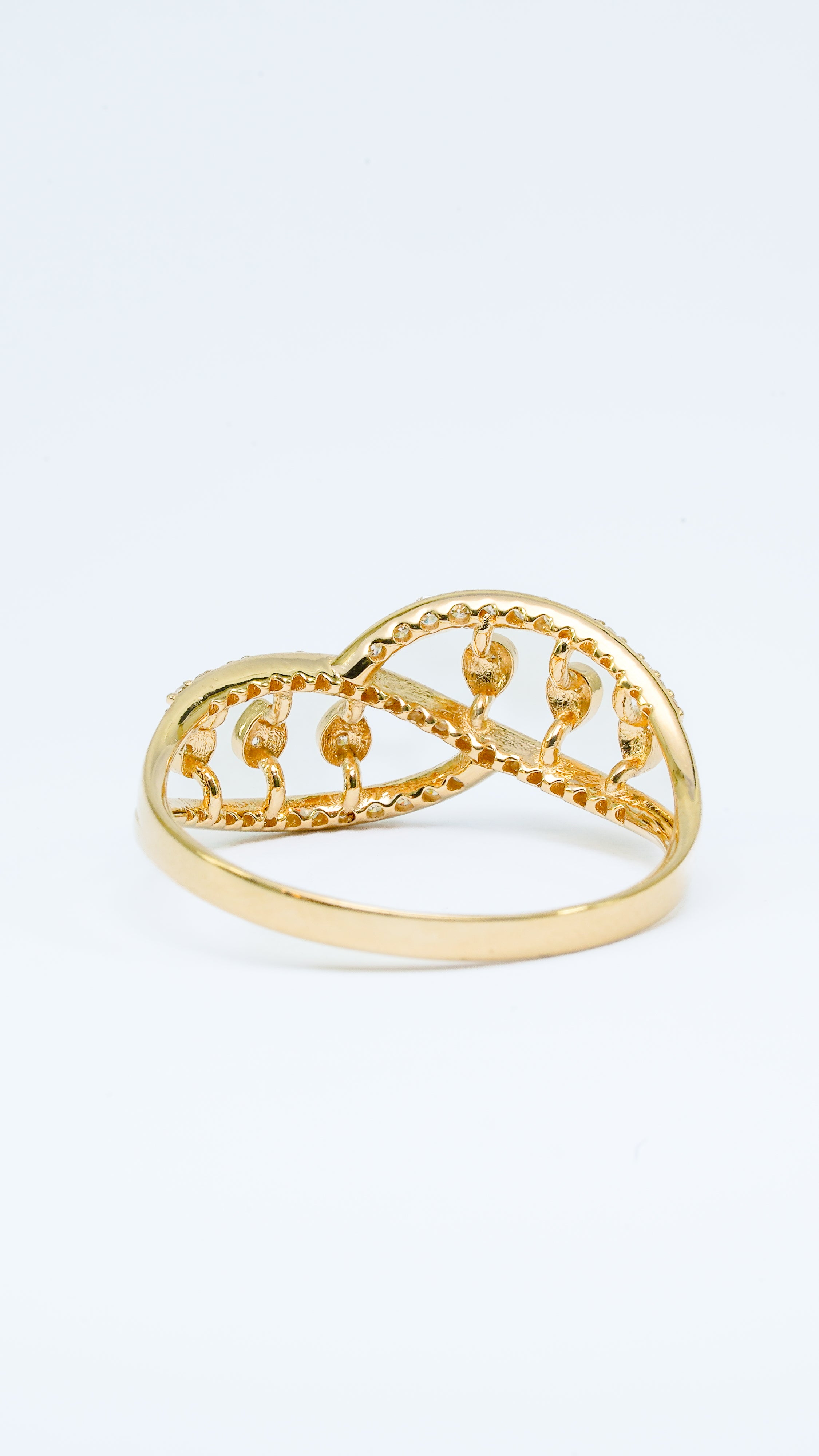 Teardrop Harmony Diamond Ring