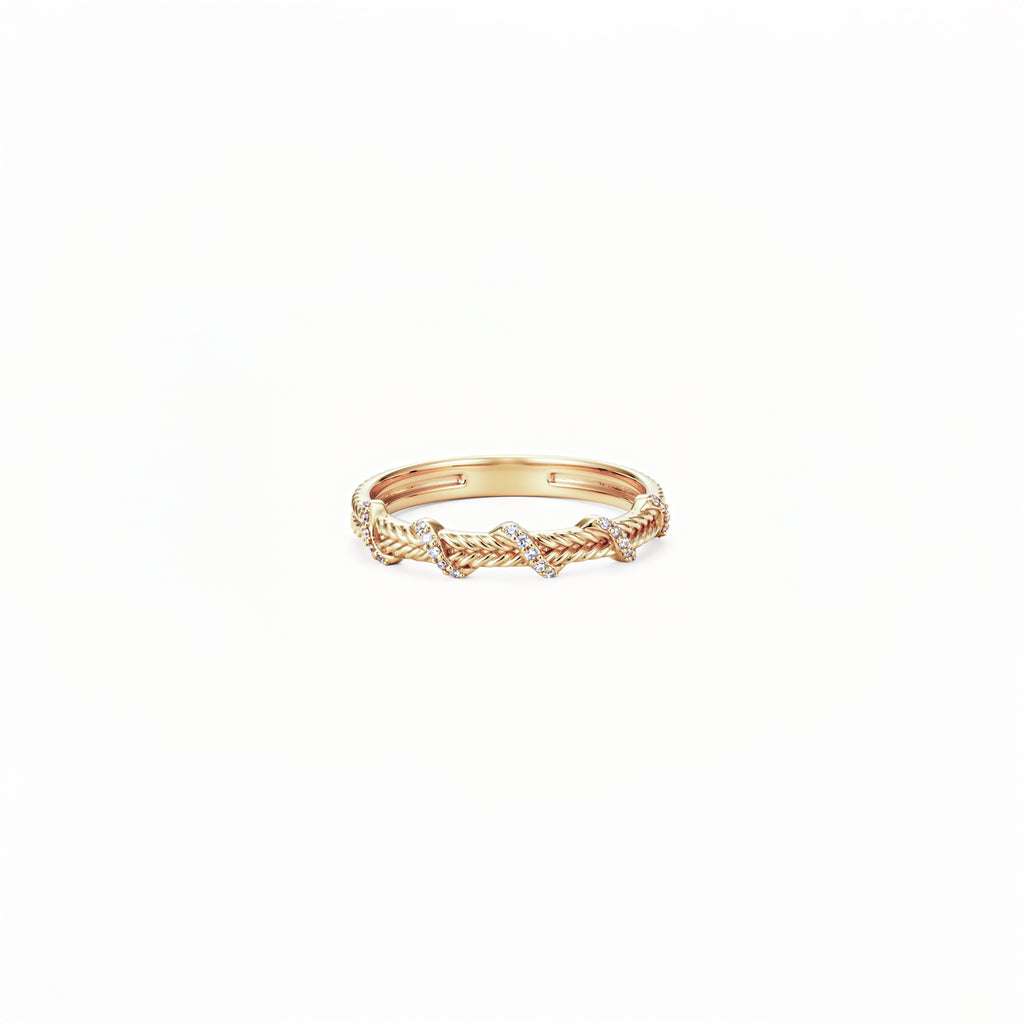 Heritage Weave Diamond Ring