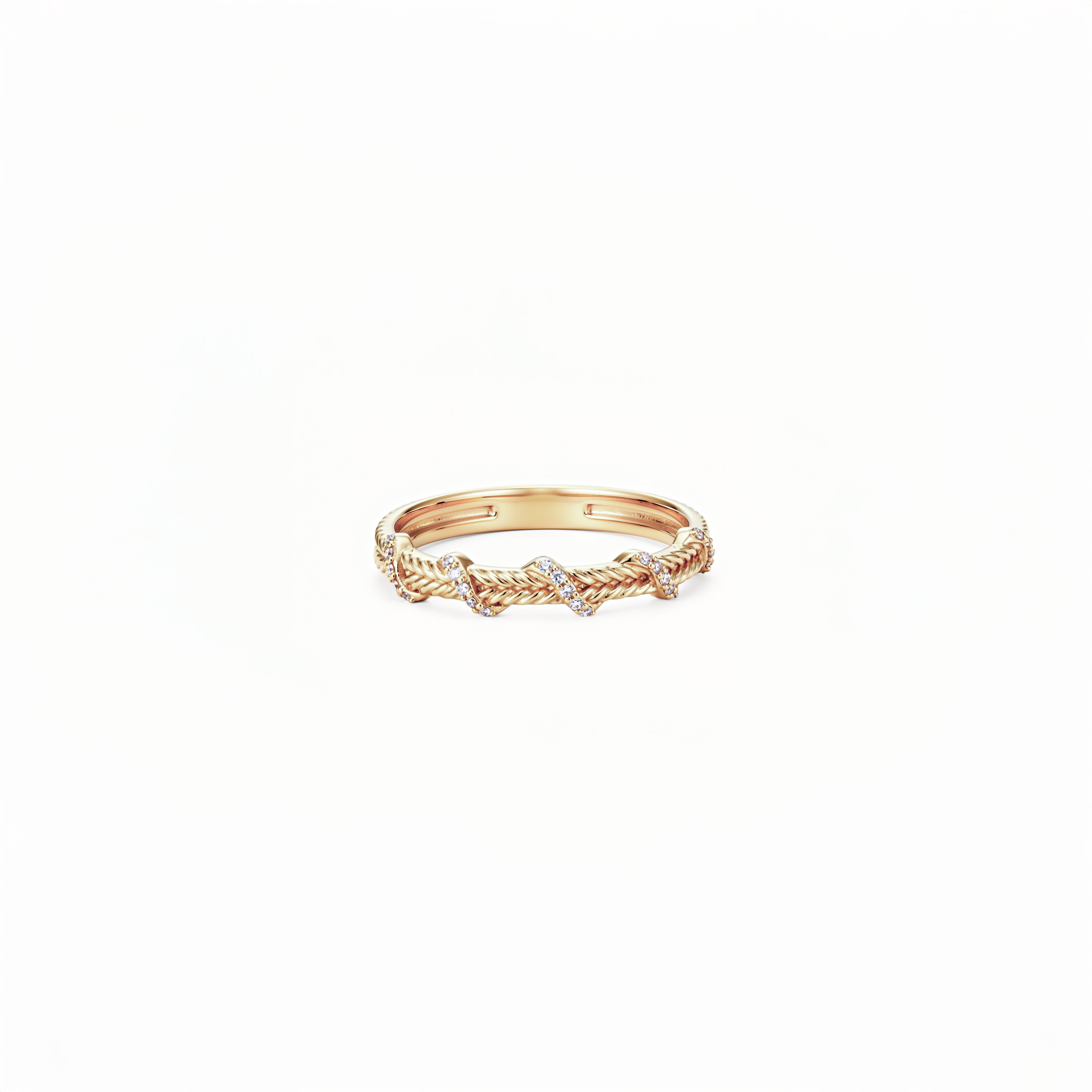 Heritage Weave Diamond Ring