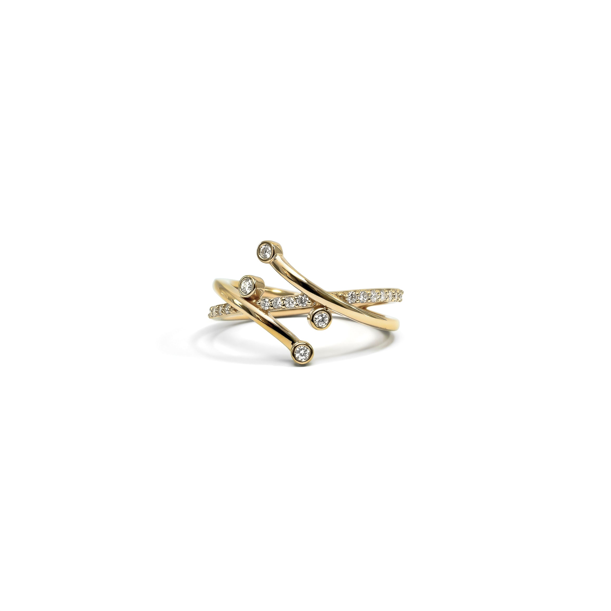 Luna Curve Diamond Ring